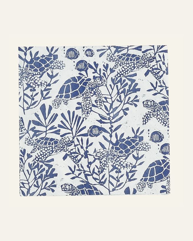 Paperiservetit tummansininen - 33x33 cm tummansininen - 1