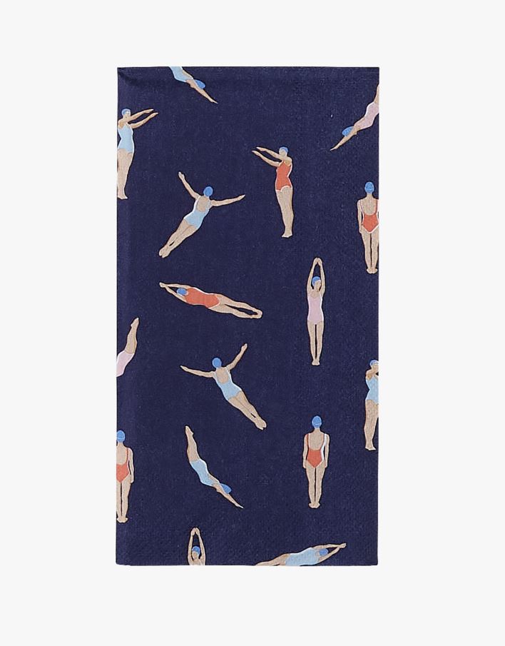 Ruokapaperiservetti tummansininen - 33x42 cm tummansininen - 1