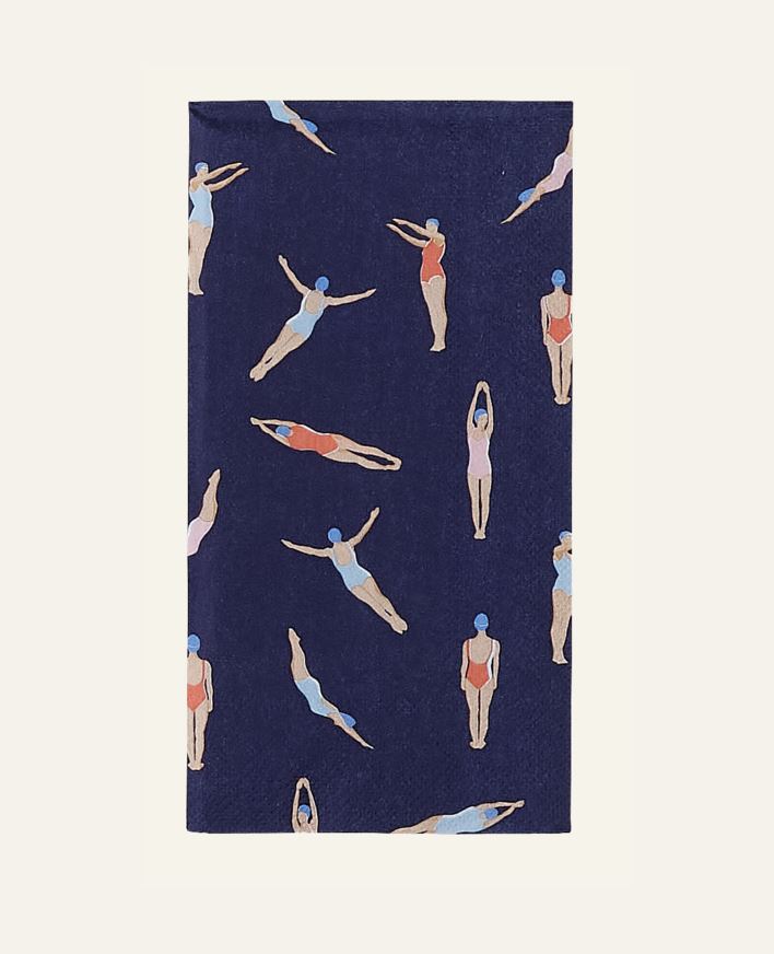 Ruokapaperiservetti tummansininen - 33x42 cm tummansininen - 1