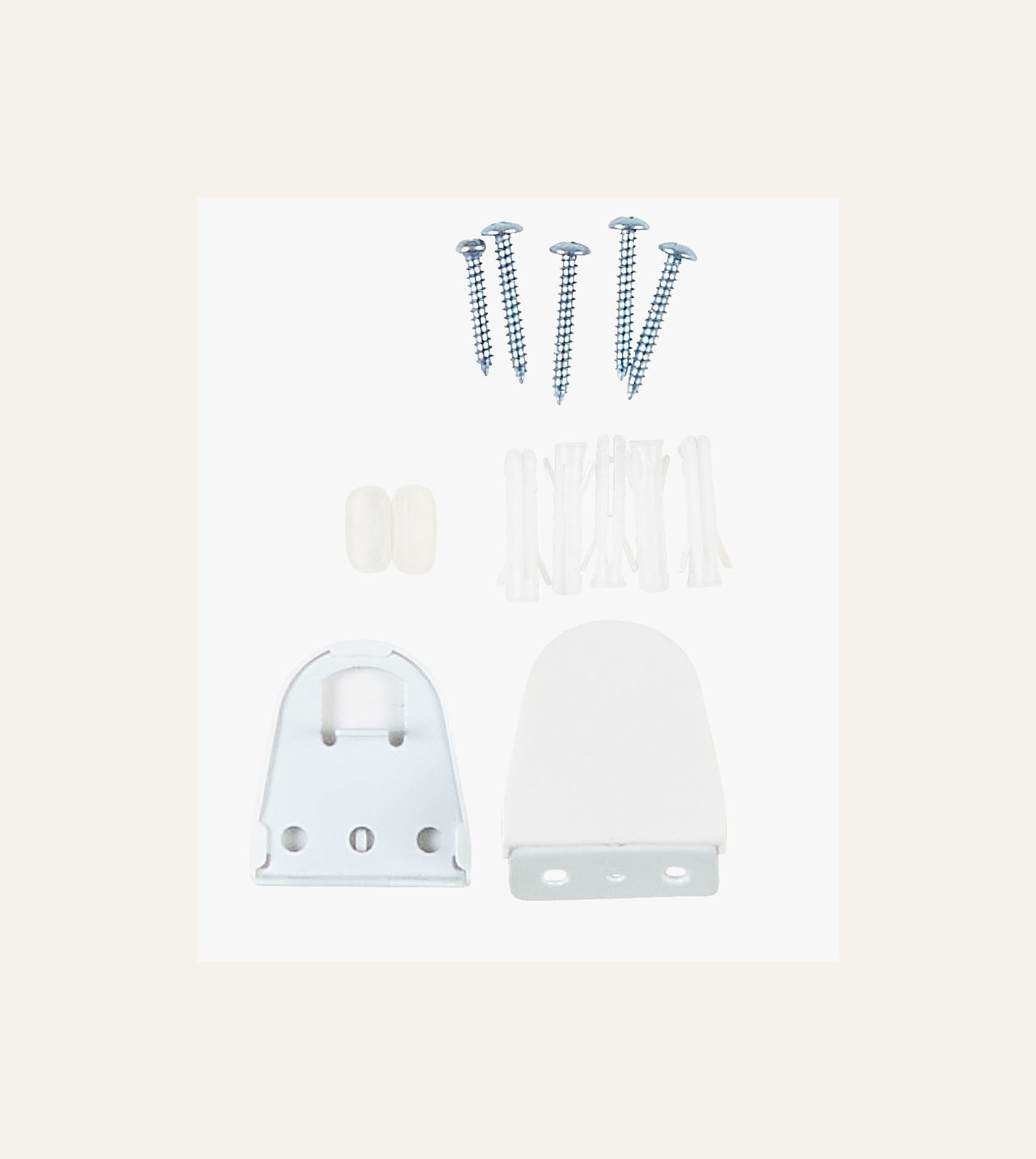 Pimentävä rullaverho luonnonvalkoinen - 2