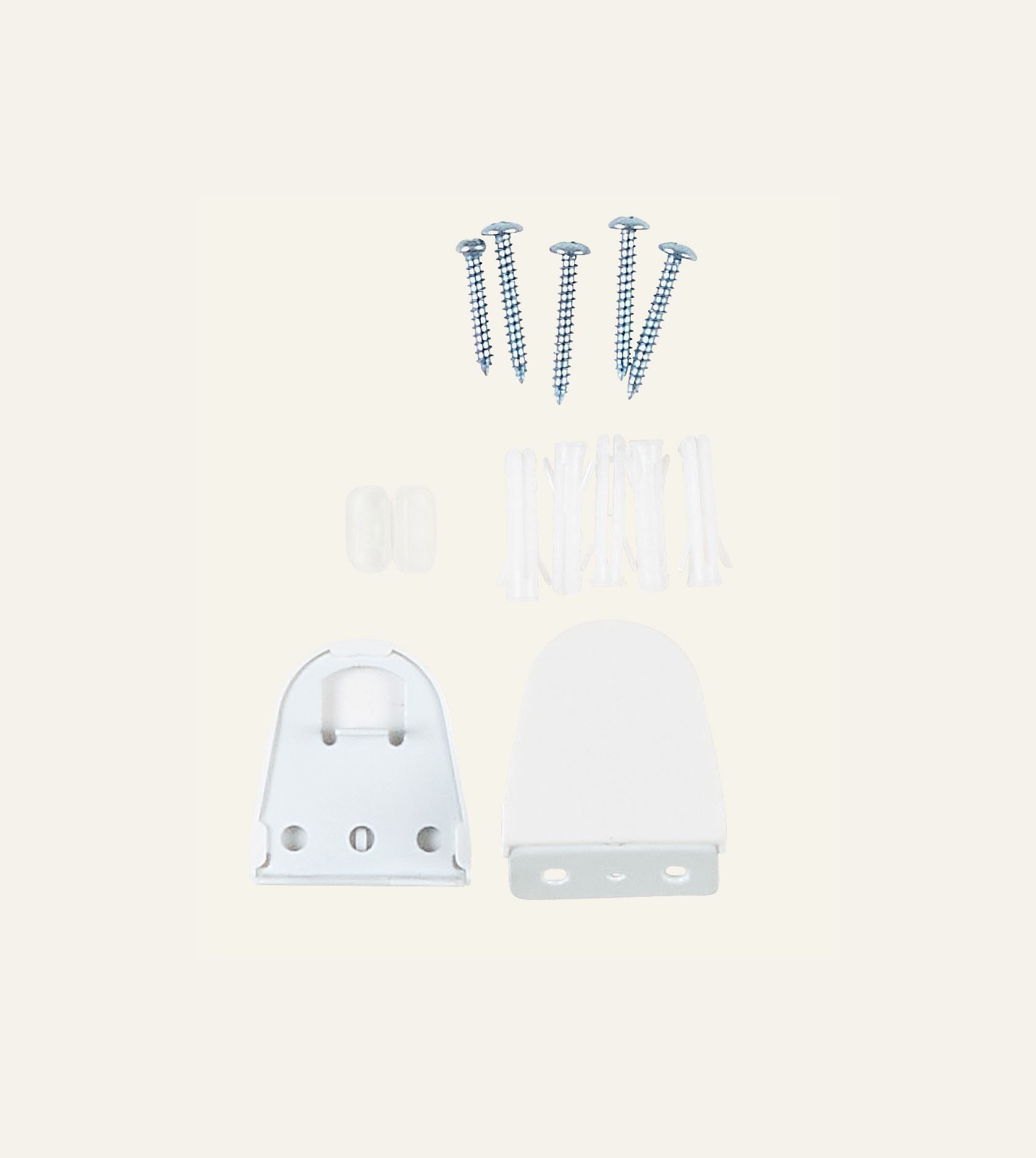 Pimentävä rullaverho luonnonvalkoinen - 2