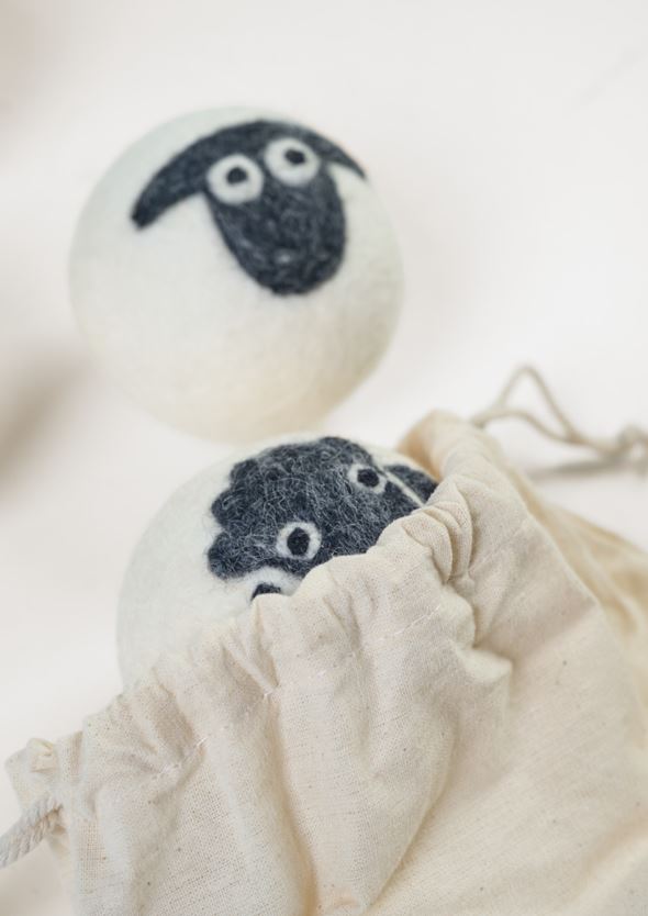 Kuivauspallot luonnonvalkoinen - 4