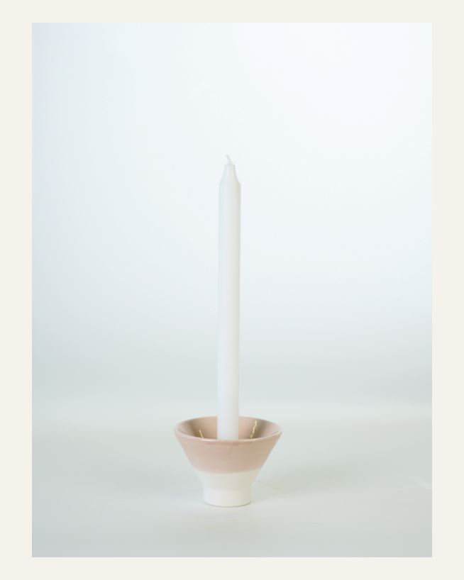 Kynttilänjalka moniväri/beige - 10,5x10,5x7 cm moniväri/beige - 1