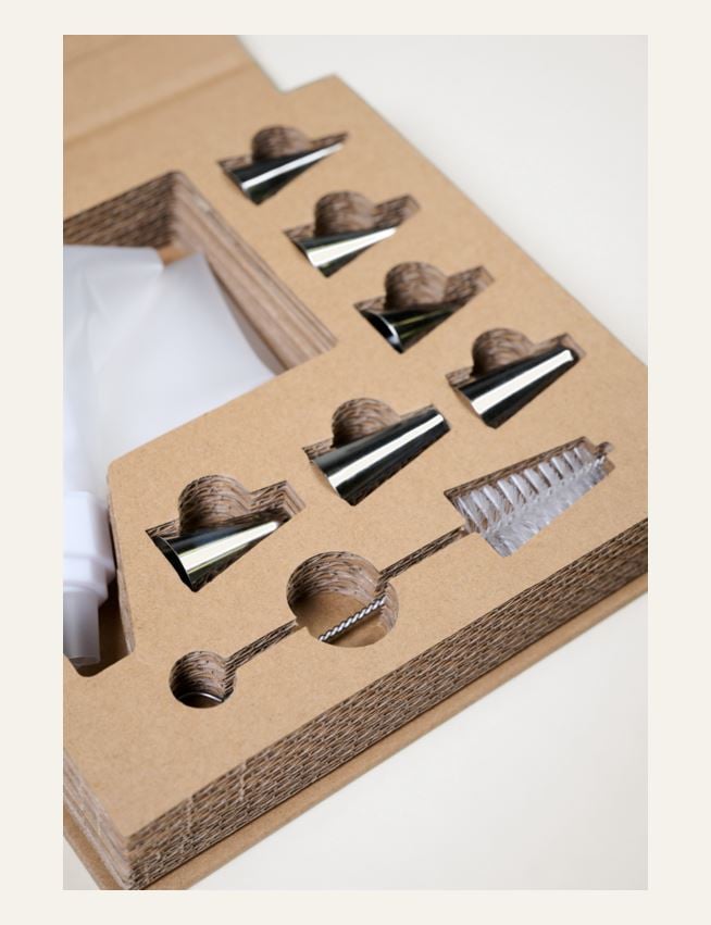 Kakun koristelusarja valkoinen - 2