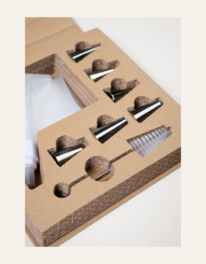 Kakun koristelusarja valkoinen - 2