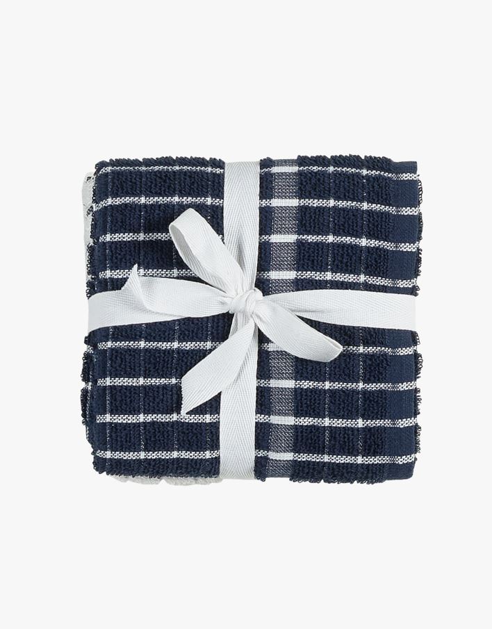 Keittiöpyyhe, 2 kpl sininen - 50x70 cm sininen - 1