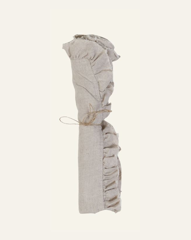 Pellavaservetti luonnonväri - 46x46 cm luonnonväri - 1