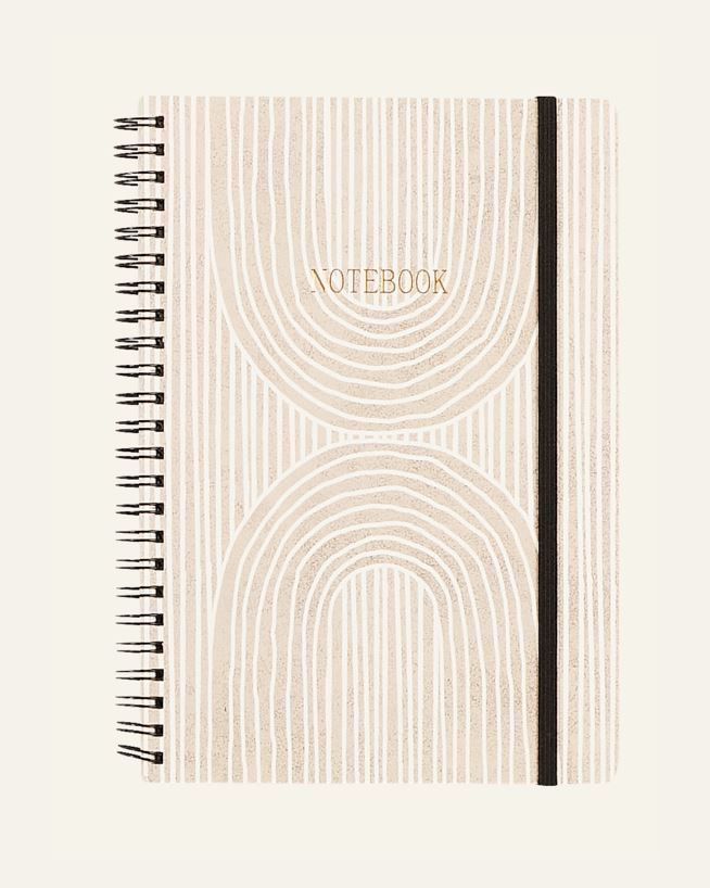 Muistikirja beige - 14,8x21x1 cm beige - 1