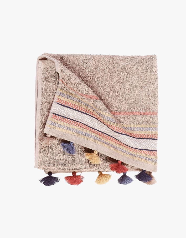 Pyyhe moniväri/sininen - 50x70 cm moniväri/sininen - 1