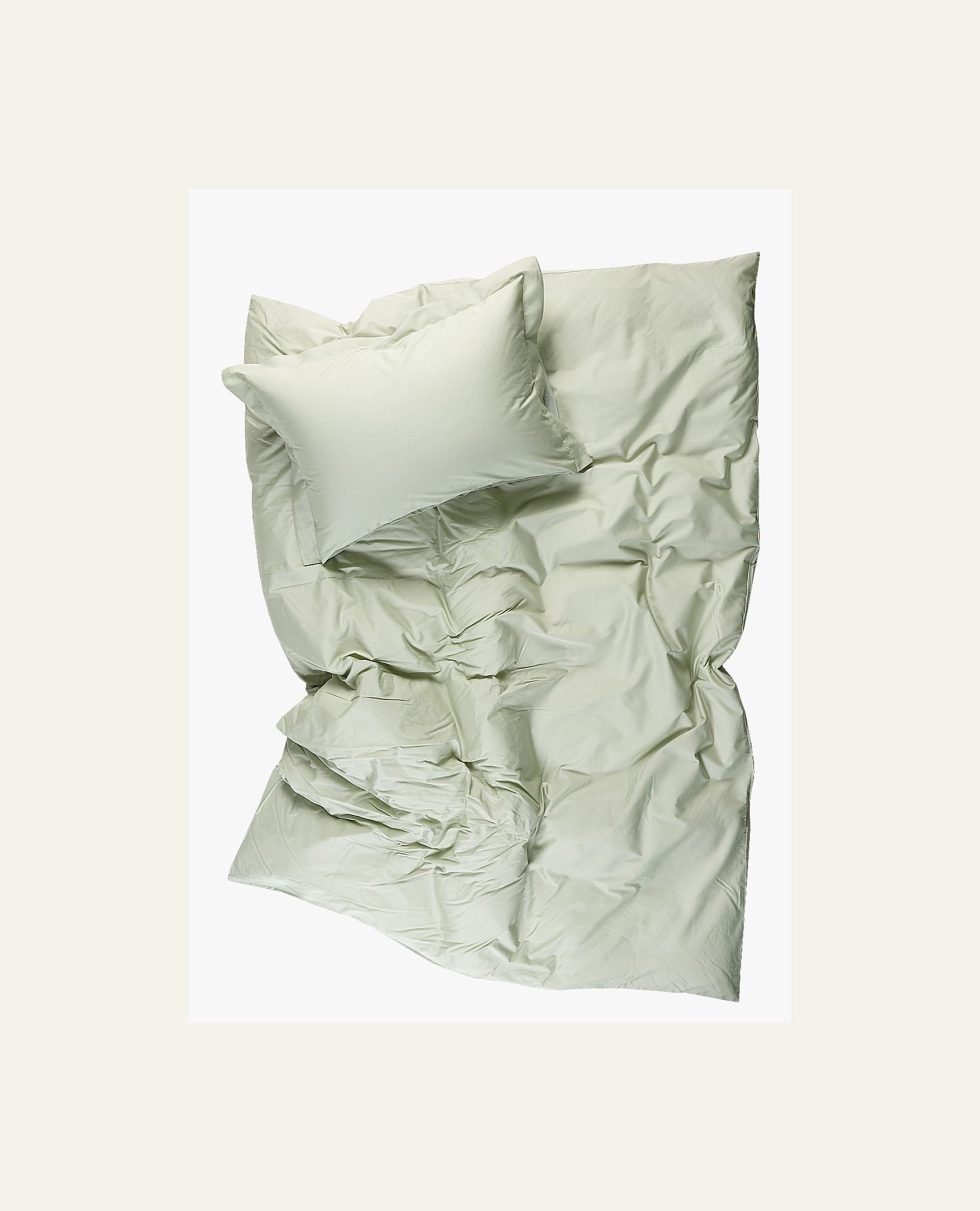 Pussilakanasetti percalea vaaleanvihreä - 2