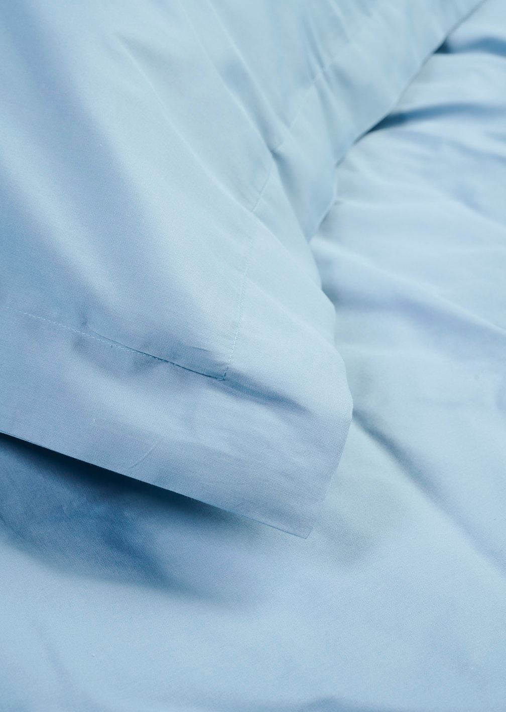 Pussilakanasetti percalea sumuinen sininen - 3