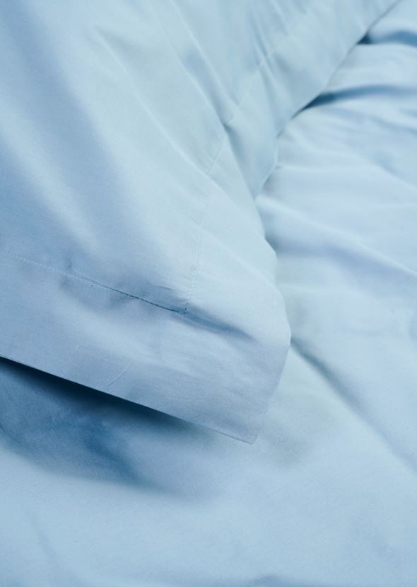 Pussilakanasetti percalea sumuinen sininen - 3