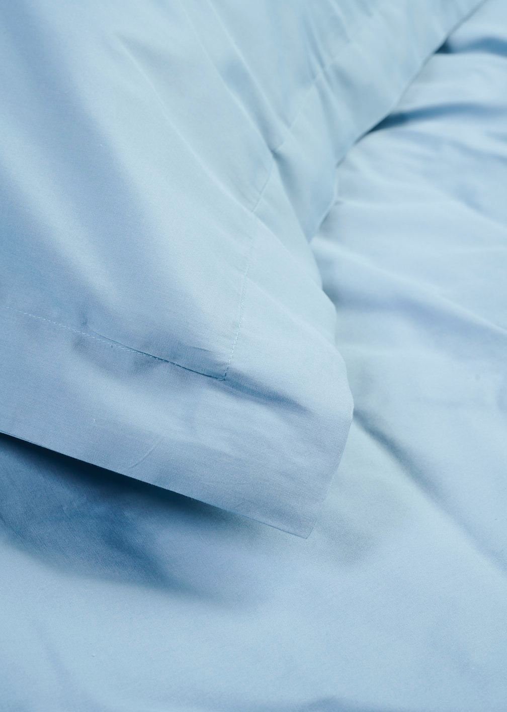 Pussilakanasetti percalea sumuinen sininen - 3