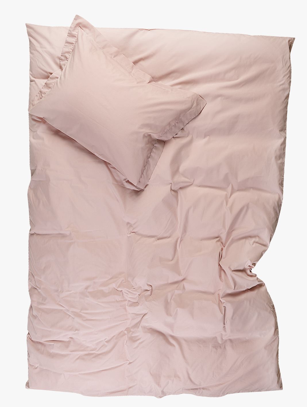 Pussilakanasetti percalea puuteriroosa - 2