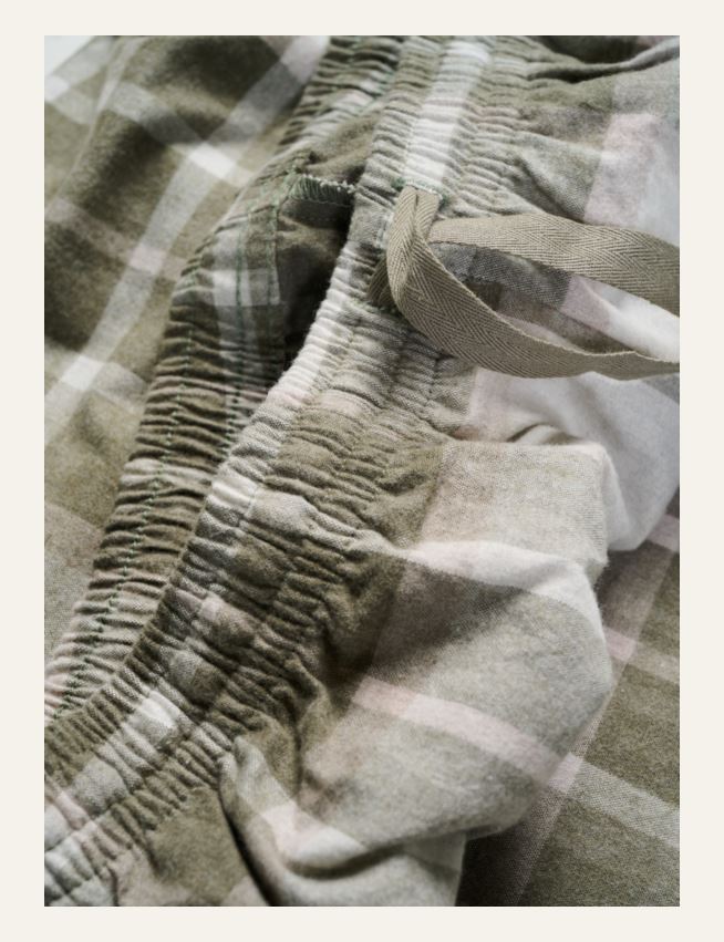 Pyjamahousut oliivinvihreä - 2