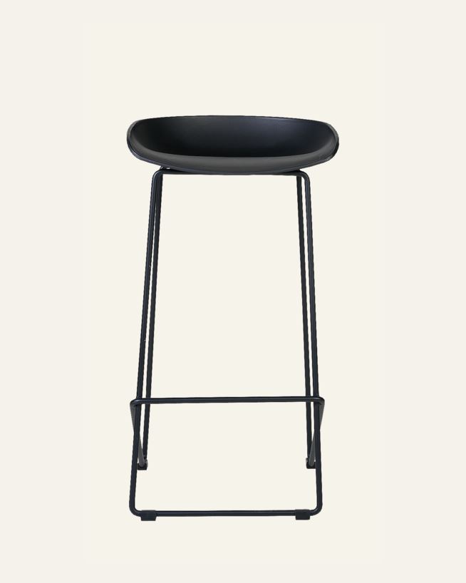 Baarijakkara musta - 44x43x79 cm musta - 1