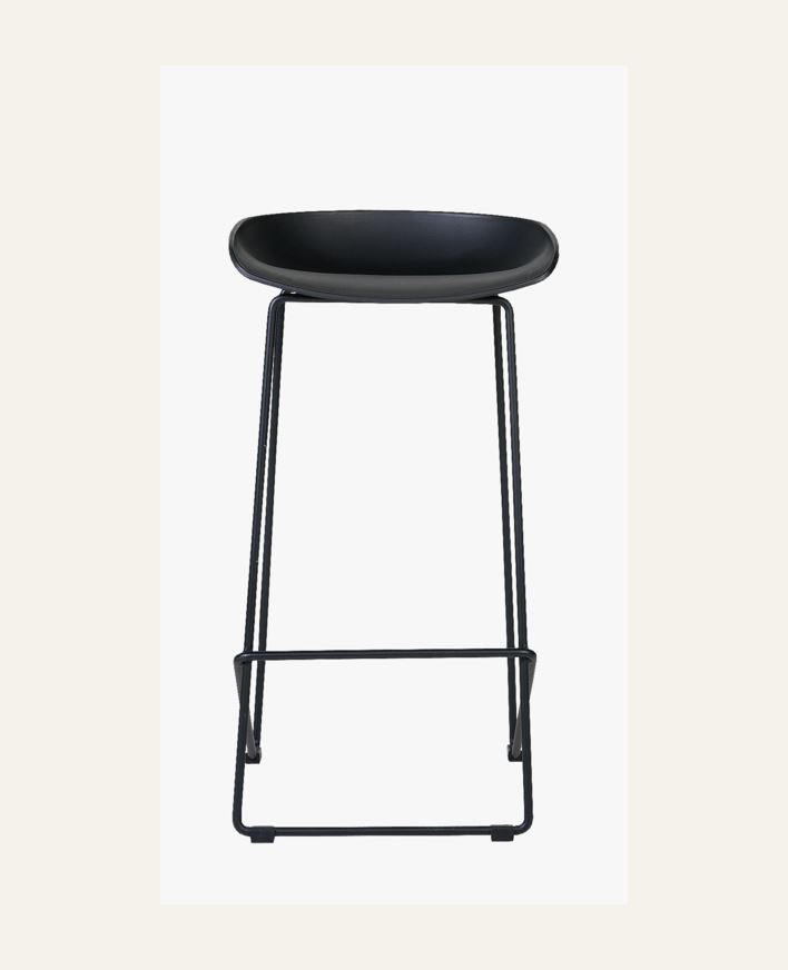 Baarijakkara musta - 44x43x79 cm musta - 1