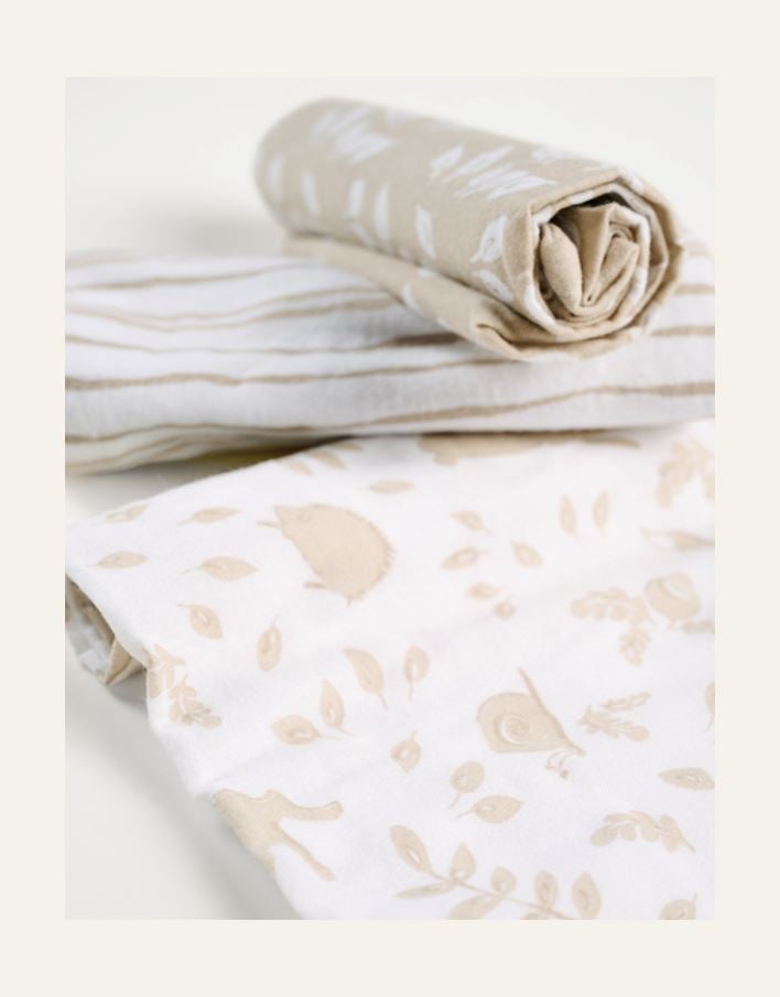 Flanelliliinat beige - 2
