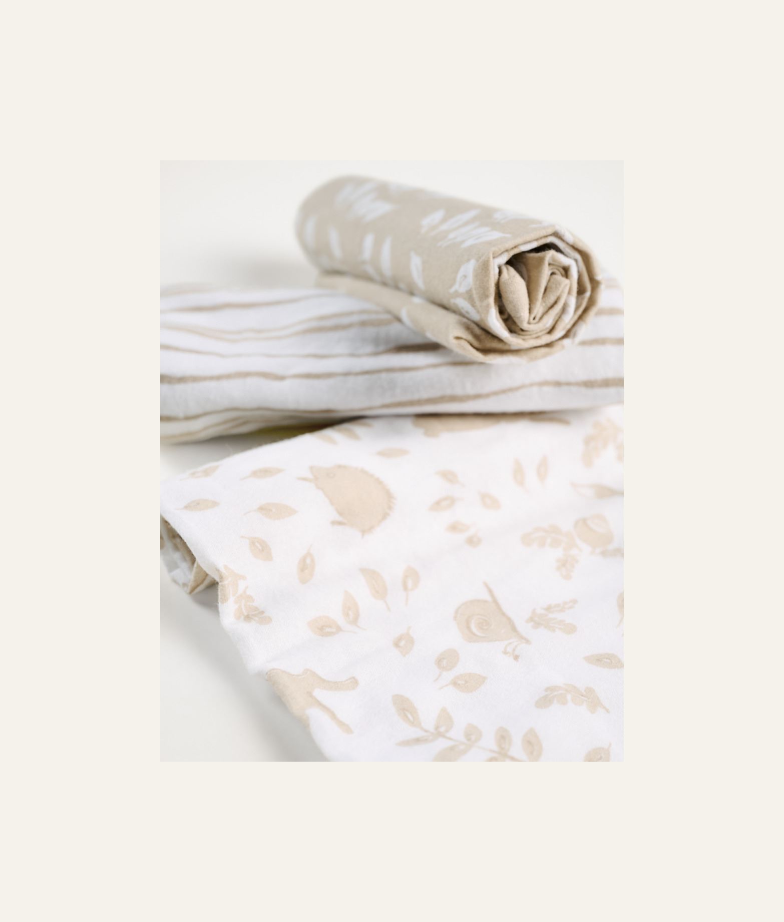 Flanelliliinat beige - 2