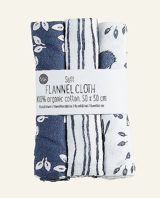 Flanelliliinat sininen - 50x50 cm sininen - 1