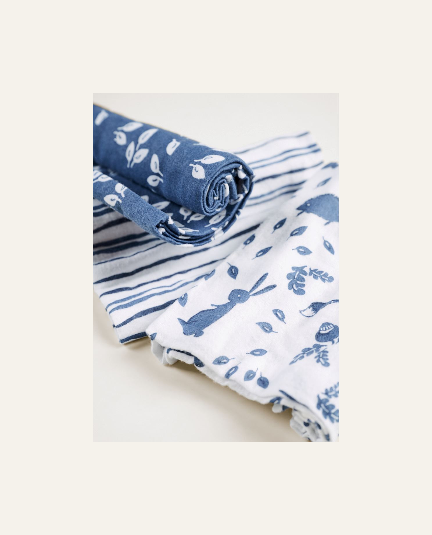 Flanelliliinat sininen - 2