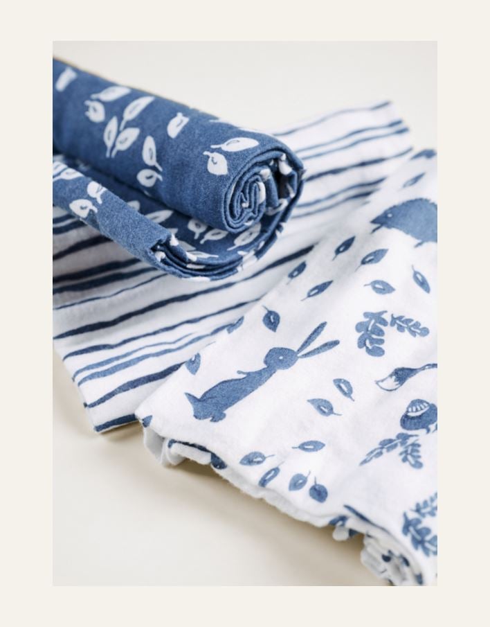 Flanelliliinat sininen - 2