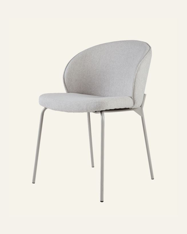 Ruokapöydän tuoli vaalean beige - 57x49.5x80 cm vaalean beige - 1