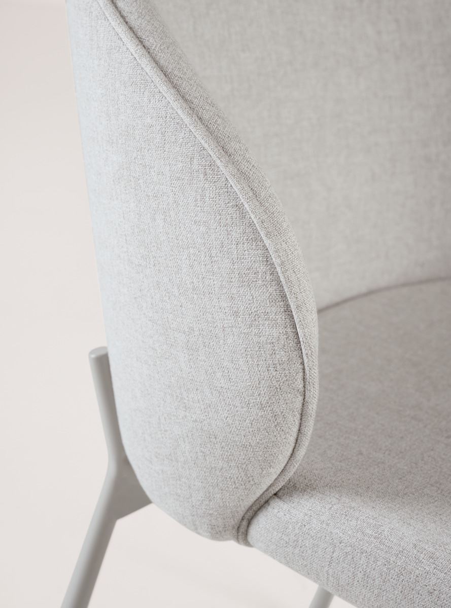 Ruokapöydän tuoli vaalean beige - 4