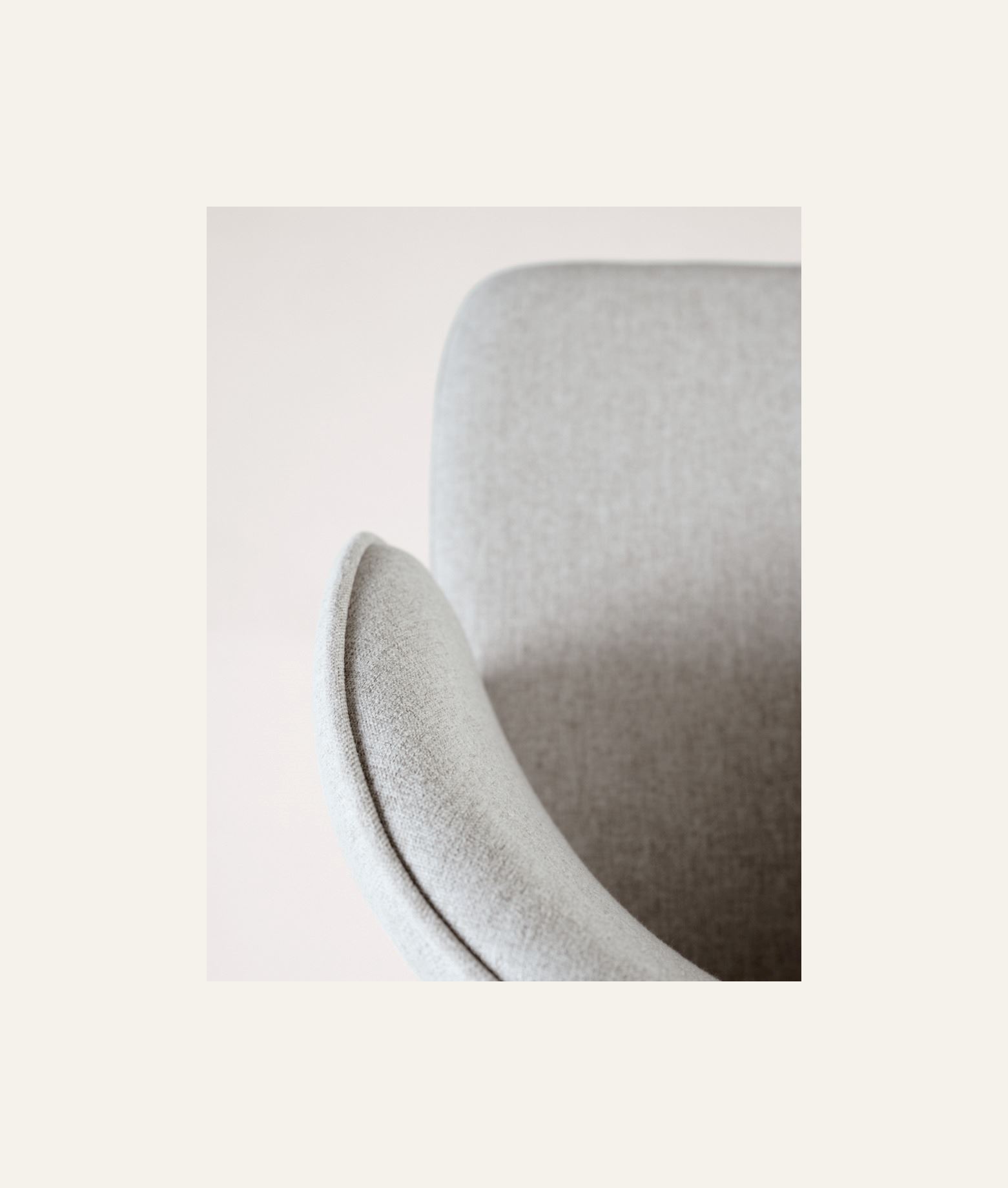 Ruokapöydän tuoli vaalean beige - 6