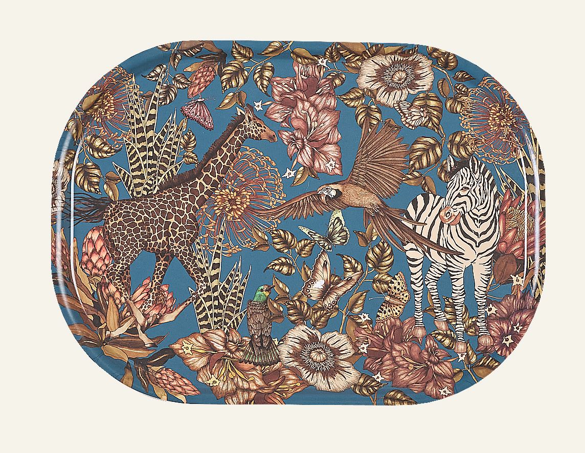 Tarjotin petroolinsininen - 35,5x48x1 cm petroolinsininen - 1