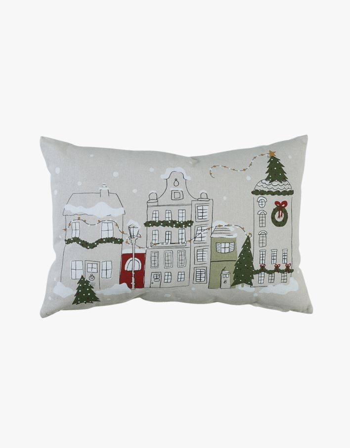 Koristetyyny moniväri/beige - 40x60 cm moniväri/beige - 1