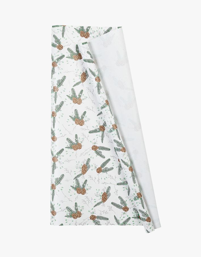 Lahjapaperi valkoinen - 70cm x 3m valkoinen - 1