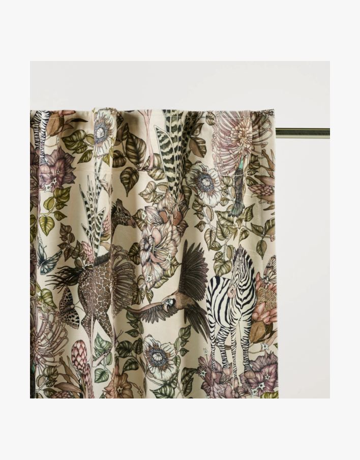 Verho moniväri/beige - 135x240 cm moniväri/beige - 1