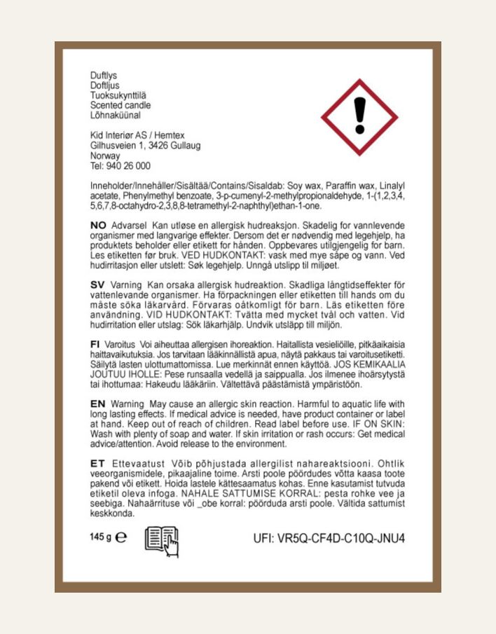 Tuoksukynttilä valkoinen - 2