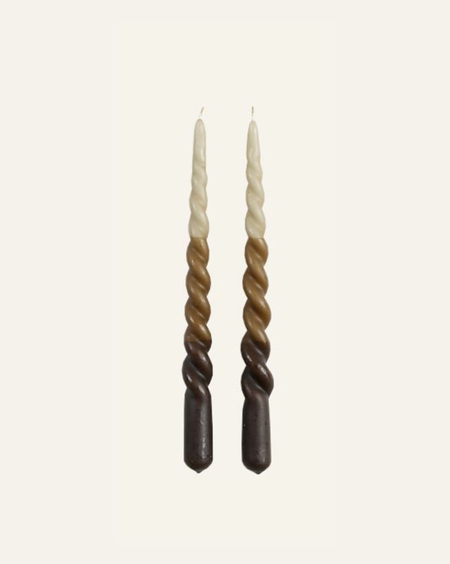 Kruunukynttilä moniväri/ruskea - 29 cm moniväri/ruskea - 1