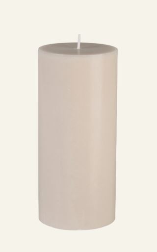 Premium stearin pöytäkynttilä vaalean beige