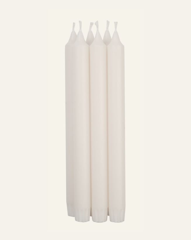 Kruunukynttilä luonnonvalkoinen - 24 cm luonnonvalkoinen - 1