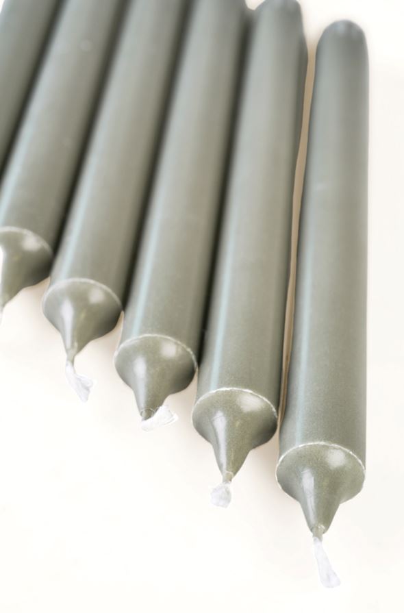 Kruunukynttilä harmaanvihreä - 2