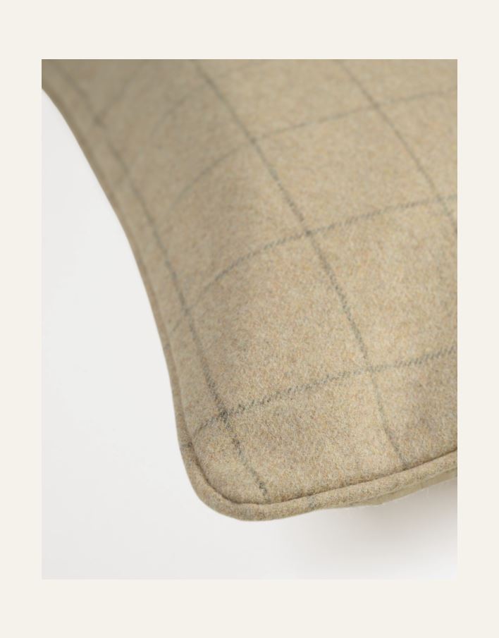 Koristetyynynpäällinen beige - 2