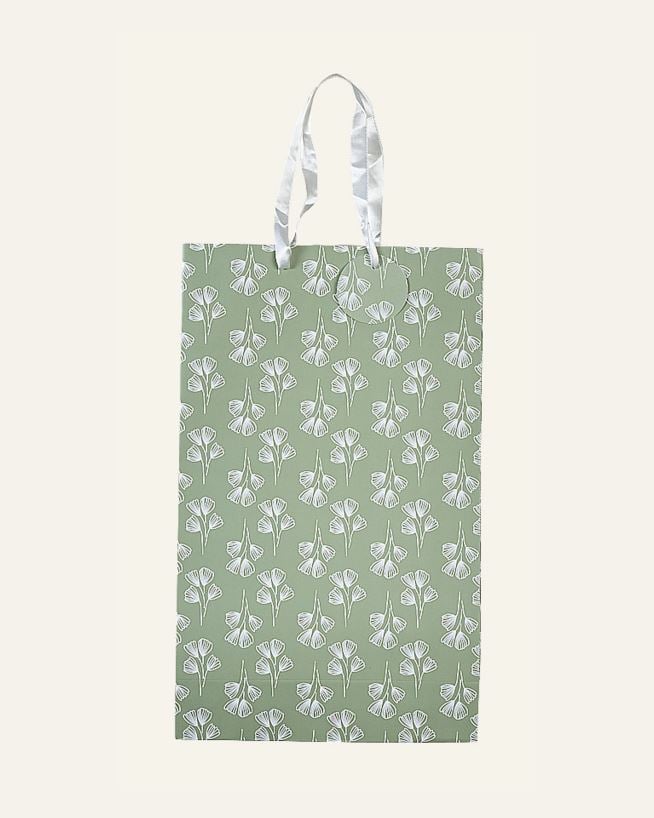 Lahjapussi vaaleanvihreä - 26x43x11 cm vaaleanvihreä - 1