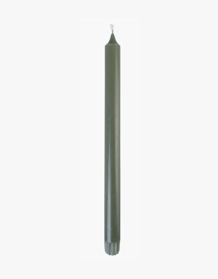 Kruunukynttilä harmaanvihreä - 29 cm harmaanvihreä - 1