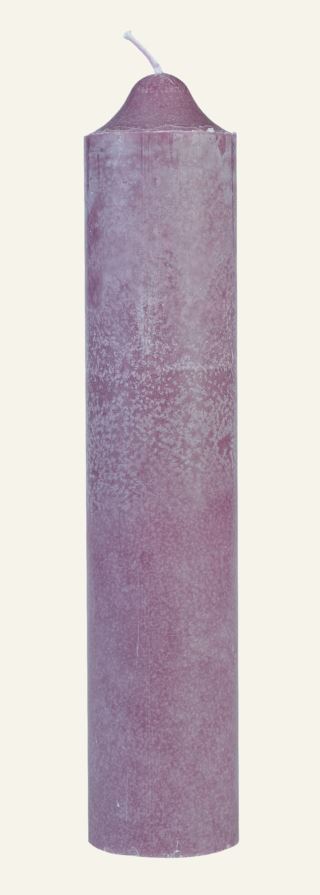 Premium kruunukynttilä tummanliila