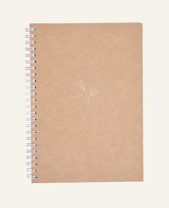 Muistikirja luonnonväri - 15,5x21cm luonnonväri - 1