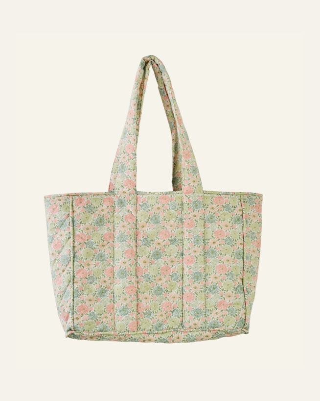 Kangaskassi moniväri/roosa - 48x38 cm moniväri/roosa - 1