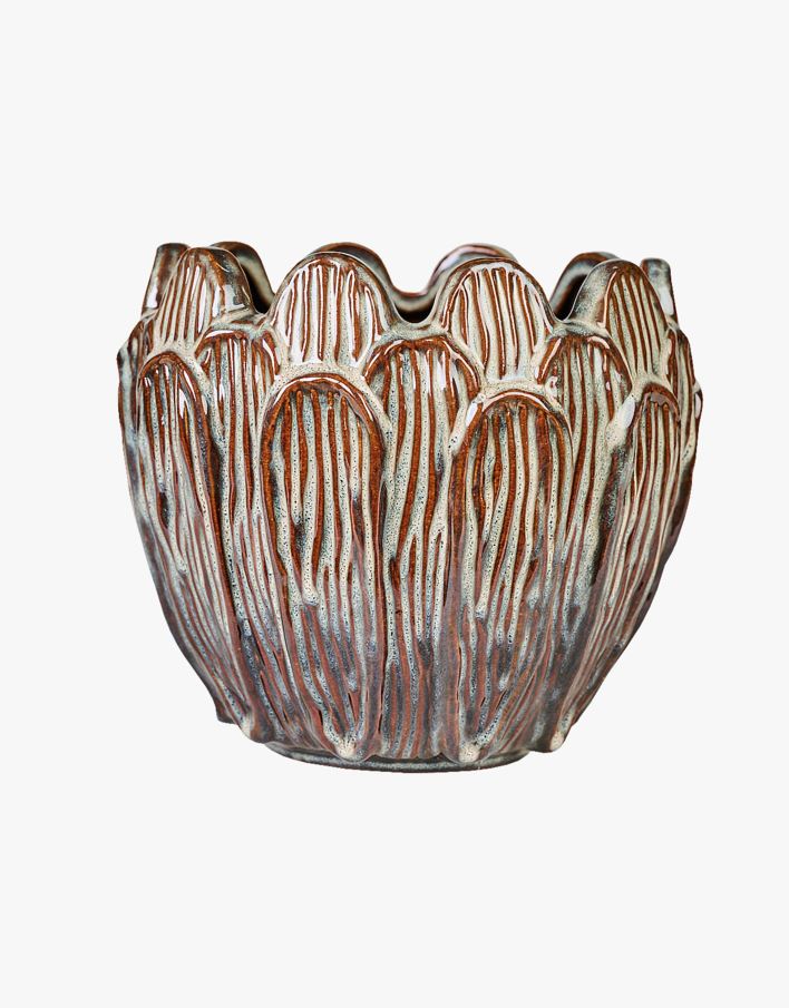 Ruukku moniväri/ruskea - 18,5x18,5x16 cm moniväri/ruskea - 1