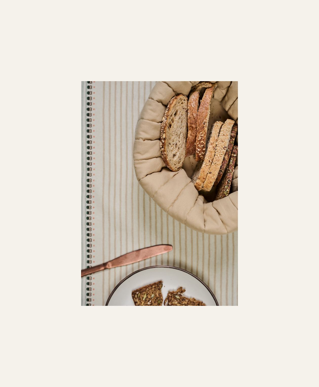 Leipäkori beige - 4