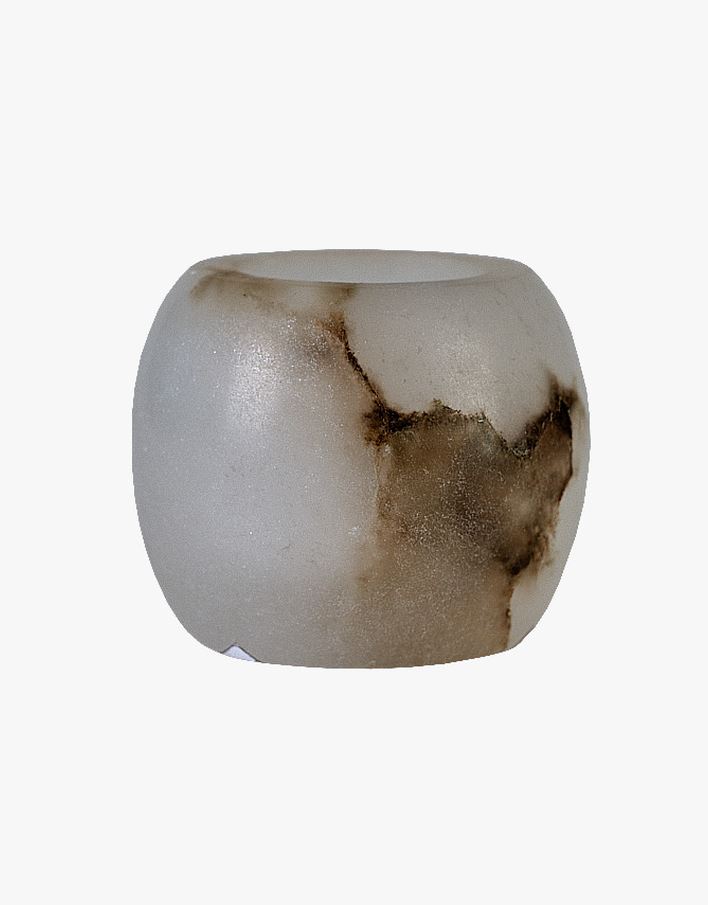 Kynttilälyhty luonnonvalkoinen - 7x5,7 cm luonnonvalkoinen - 1