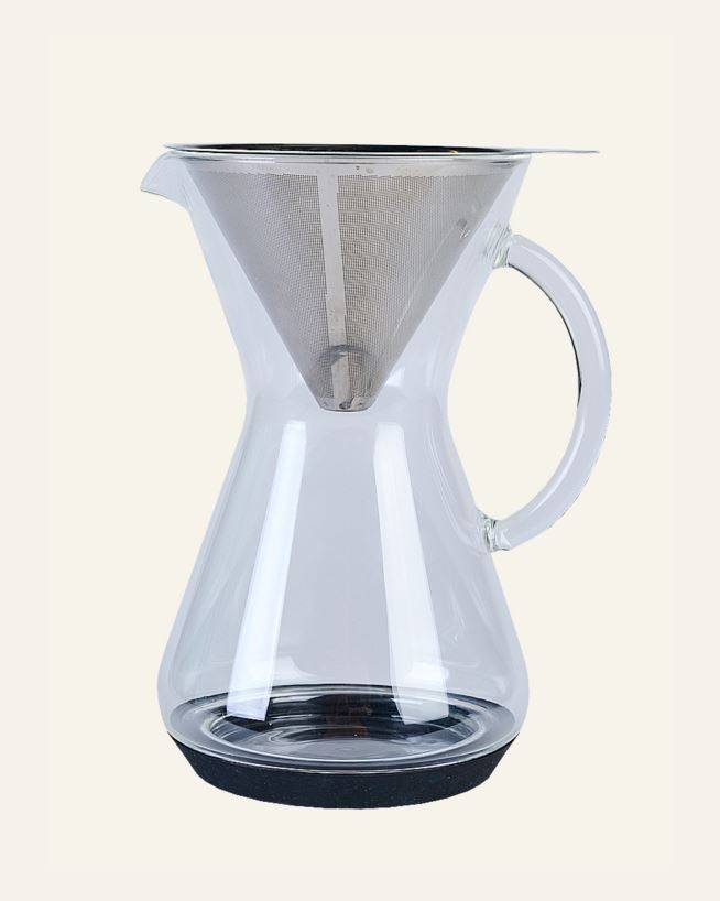 Kahvinkeitin läpikuultava - 12,5x20,5x16 cm läpikuultava - 1