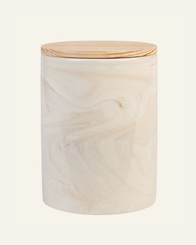 Säilytysrasia kannella beige - 15 cm ø 10,6 beige - 1