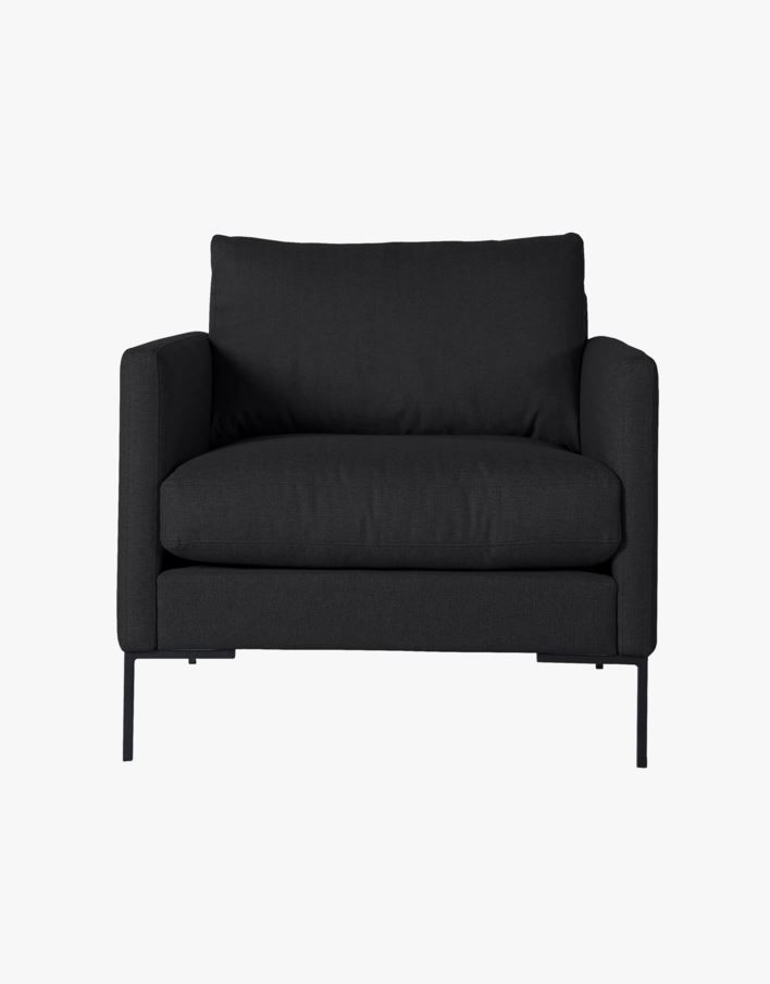 Sofia loungestol setetrekk pakke musta - 40x40x60 cm musta - 1